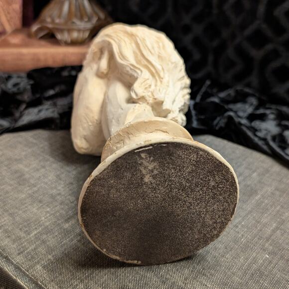 RARE Fred Press Vintage Mid Century Bust Sculpture, Goddess Circe as Child Youth - Picture 9 of 10